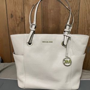 Michael Kors leather tote bag